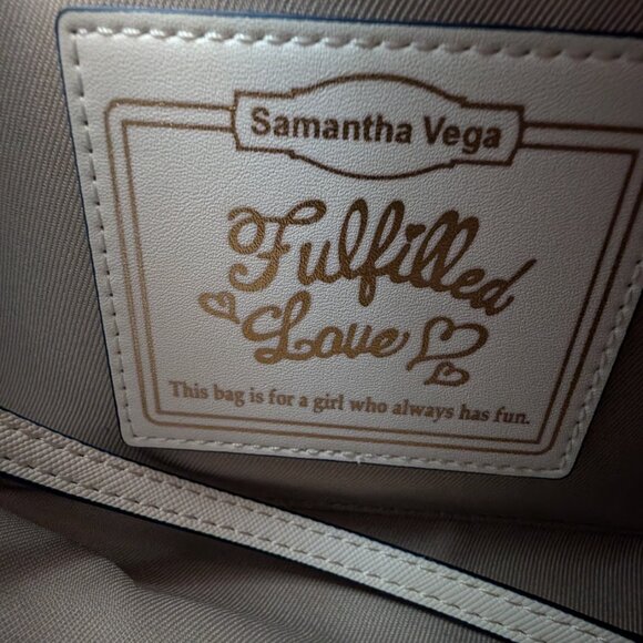 Samantha Vega - Shoulder, Crossbody, Handle Bag - Navy x white - Good Condition - Picture 15 of 16